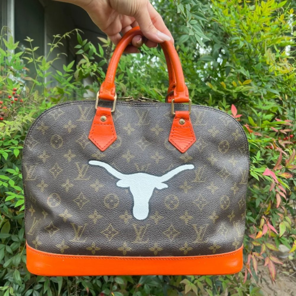Custom Orange LOUIS VUITTON Alma